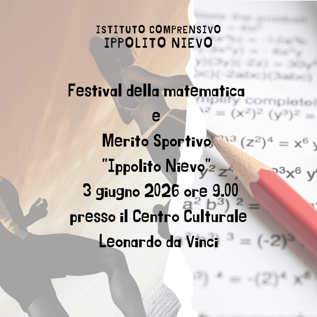Festival della matematica e  Merito sportivo