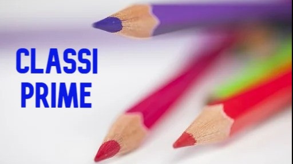 Elenchi classi prime